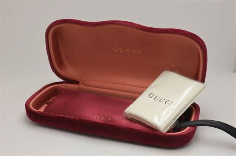 gucci sunglass case velvet|gucci glasses case velvet.